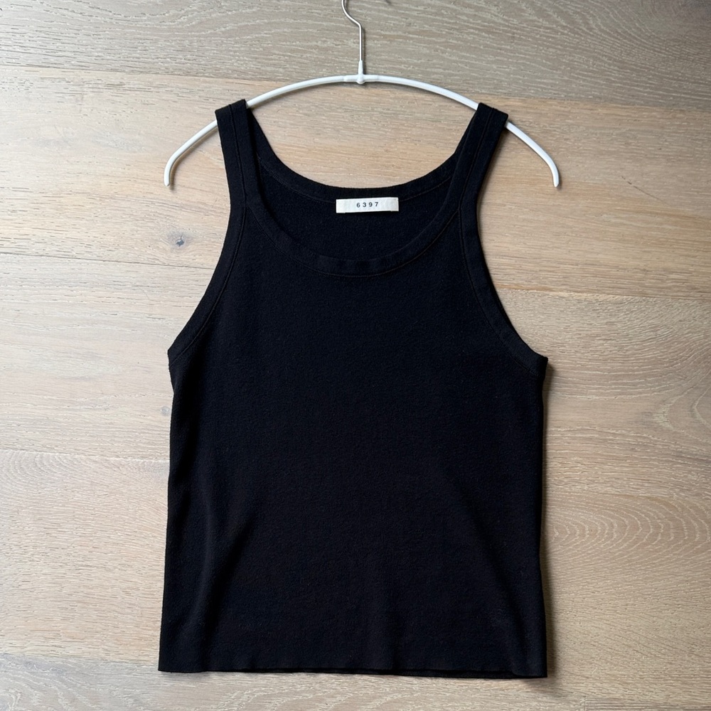 6397 Black Tank Top